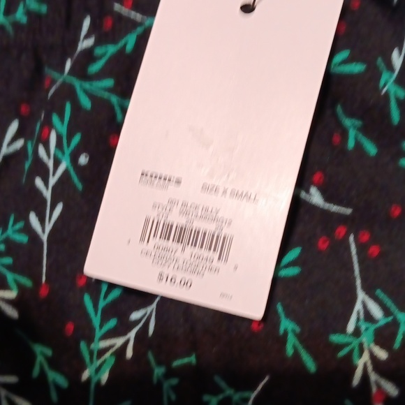 NWT Kohl's black Holly size XS - Picture 2 of 3